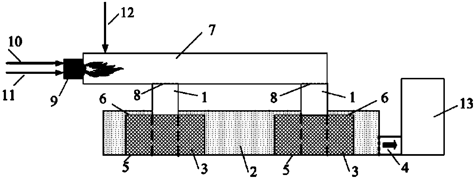 High-temperature deoiling device under pressure