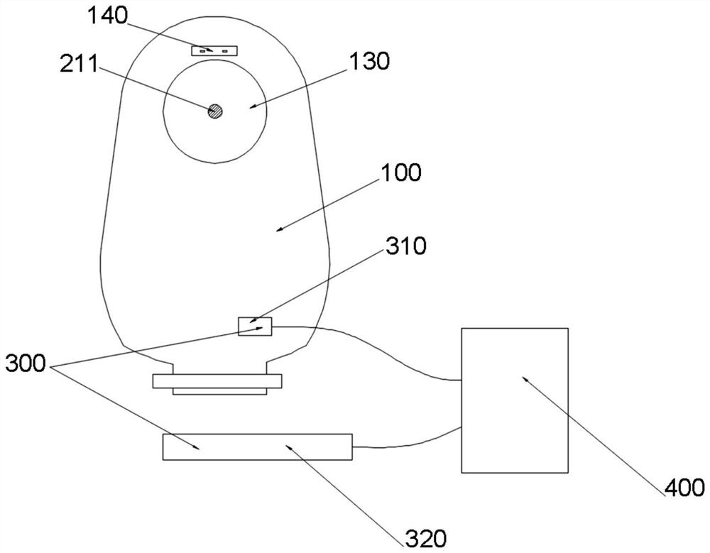 Induction type ostomy bag and using method thereof