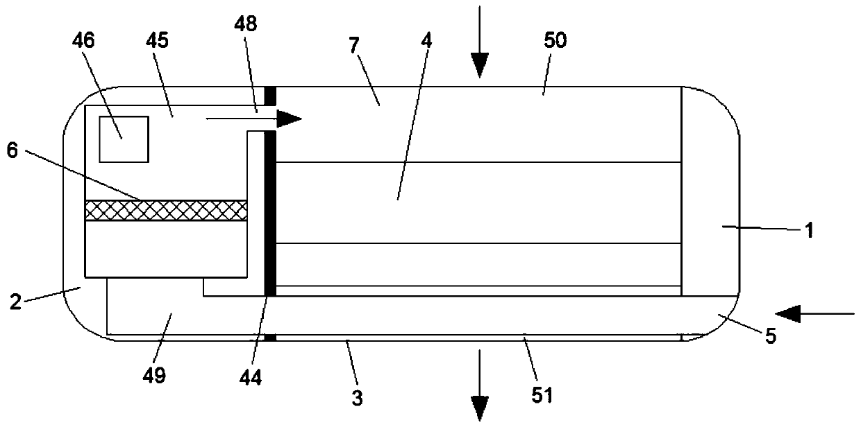 Air duct device and air processing equipment