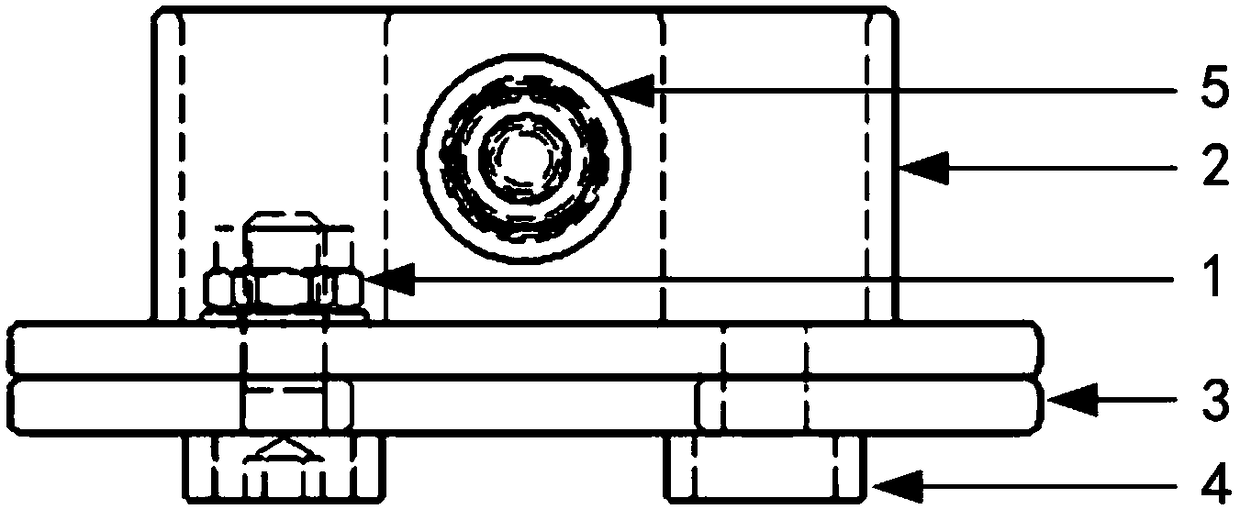 Fixing and connecting device and floating machine