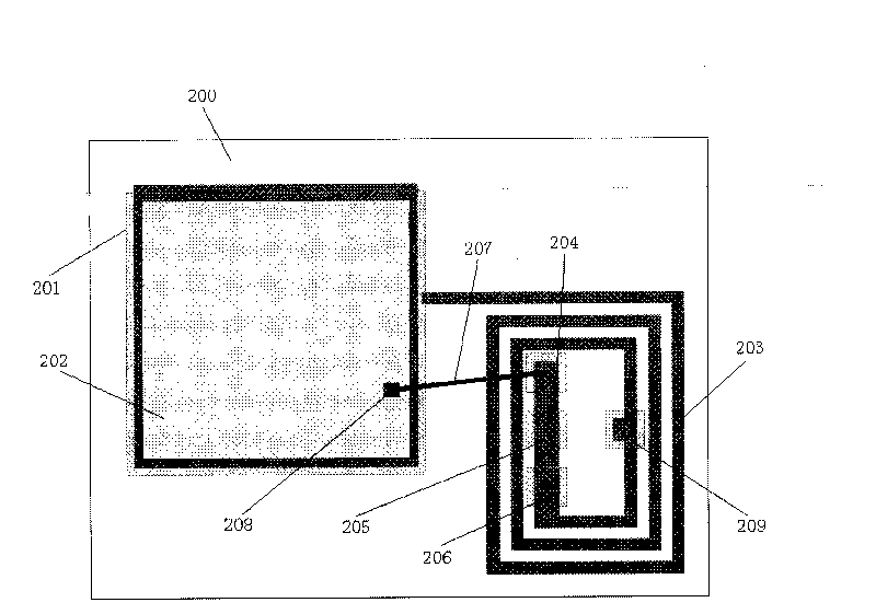 Inductor in semiconductor device packaging structure