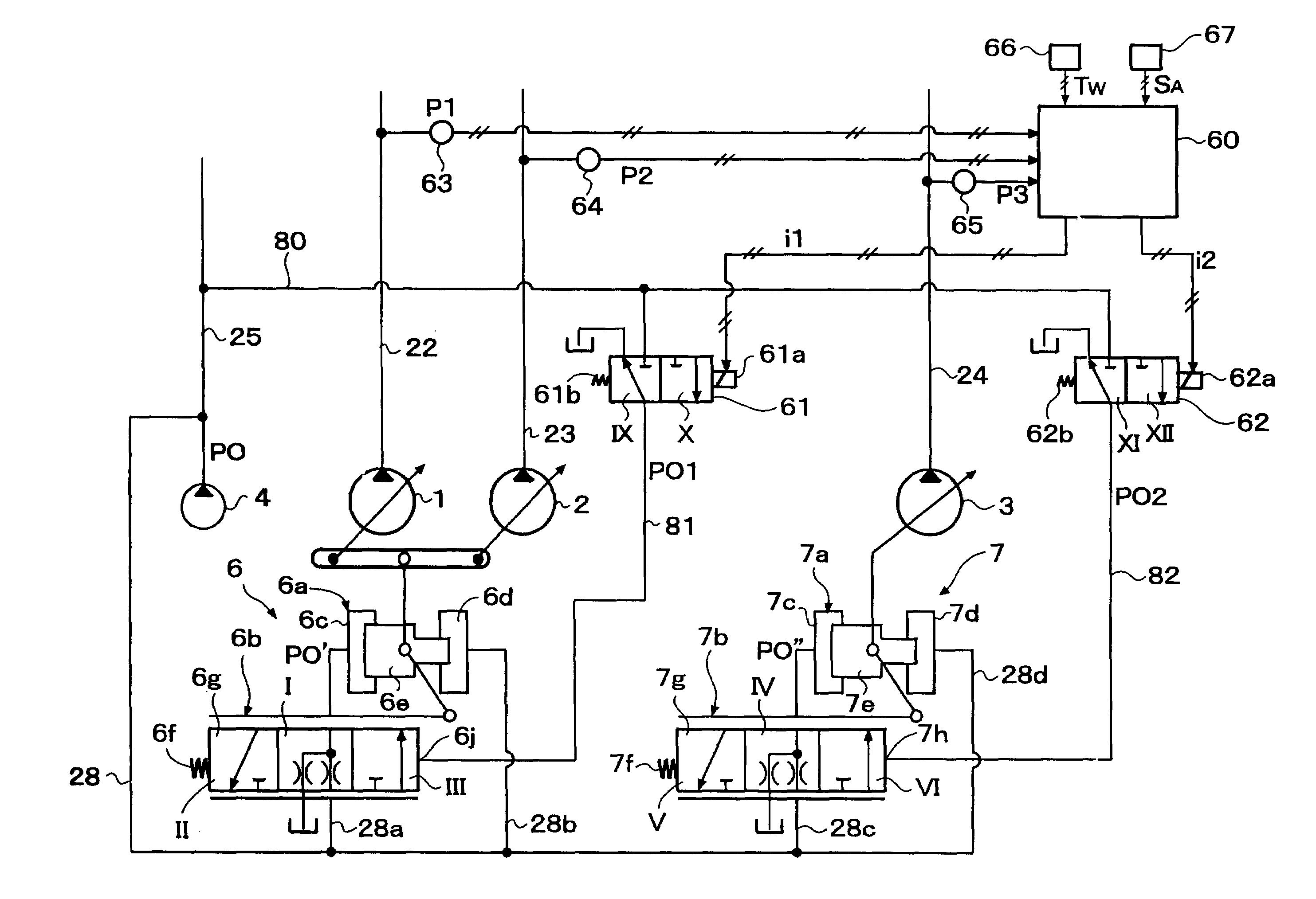 Hydraulic circuit of construction machinery