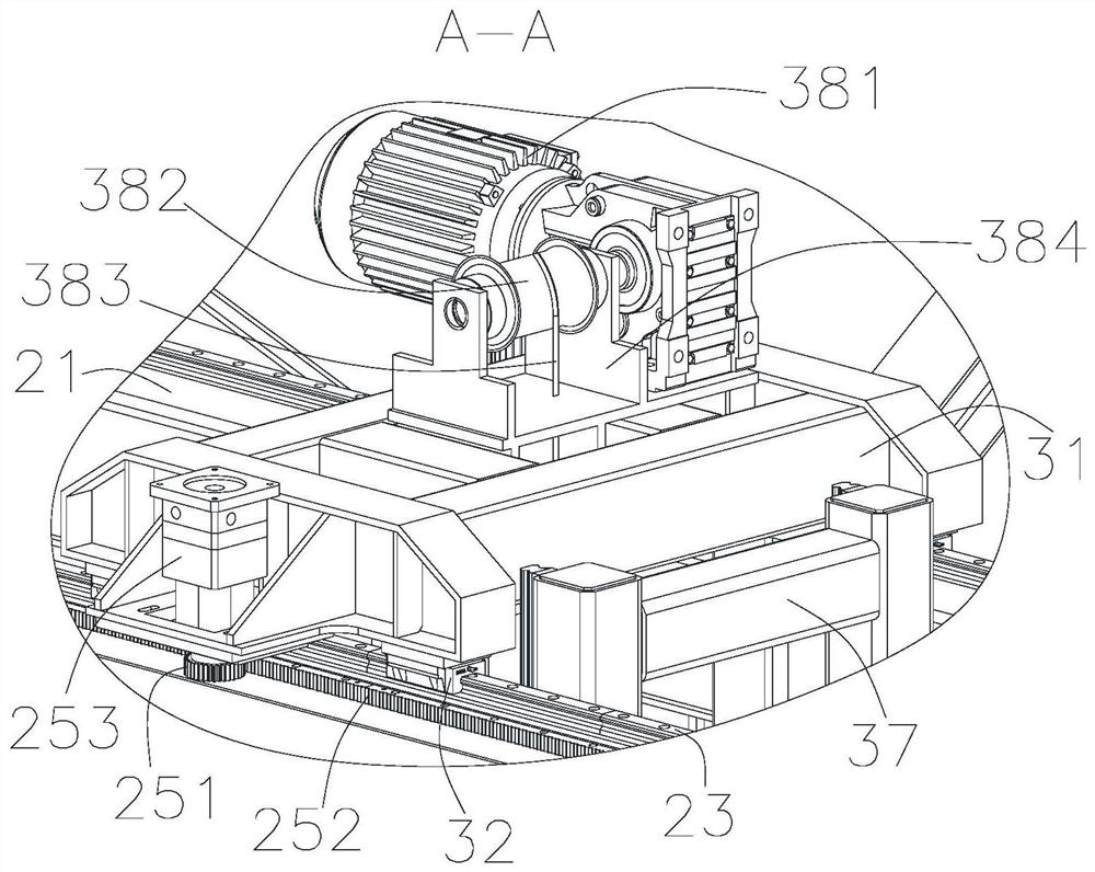 Heavy load intelligent carrying traveling crane