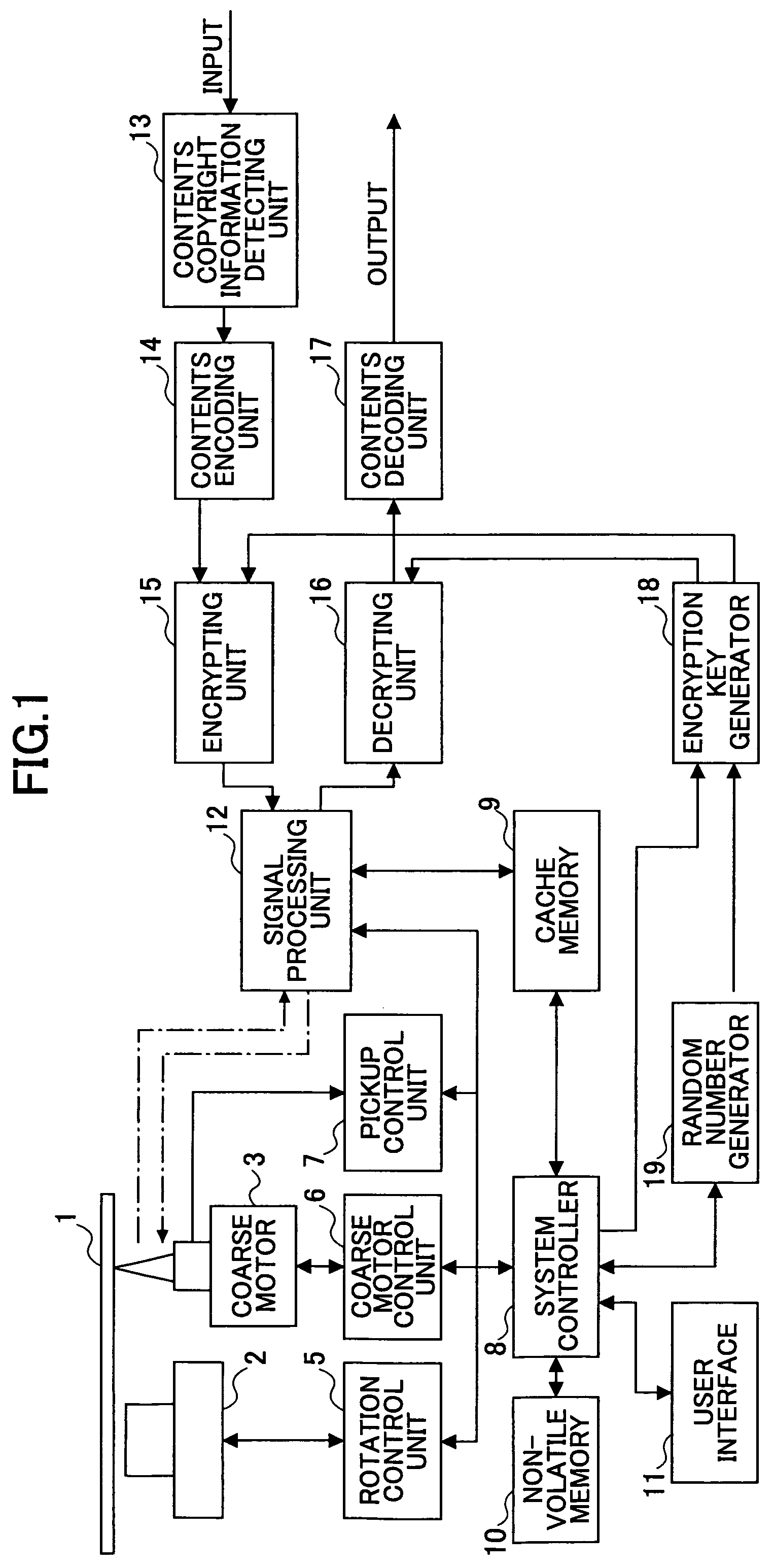 Information recording device, method of controlling recording operation of said device, and program for controlling recording operation of said device