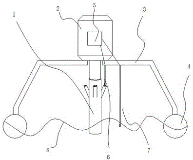 Pump-free oxygen increasing device