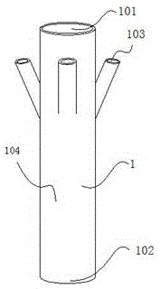 Pump-free oxygen increasing device