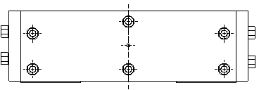 Main sliding block assembly of ring rolling mill