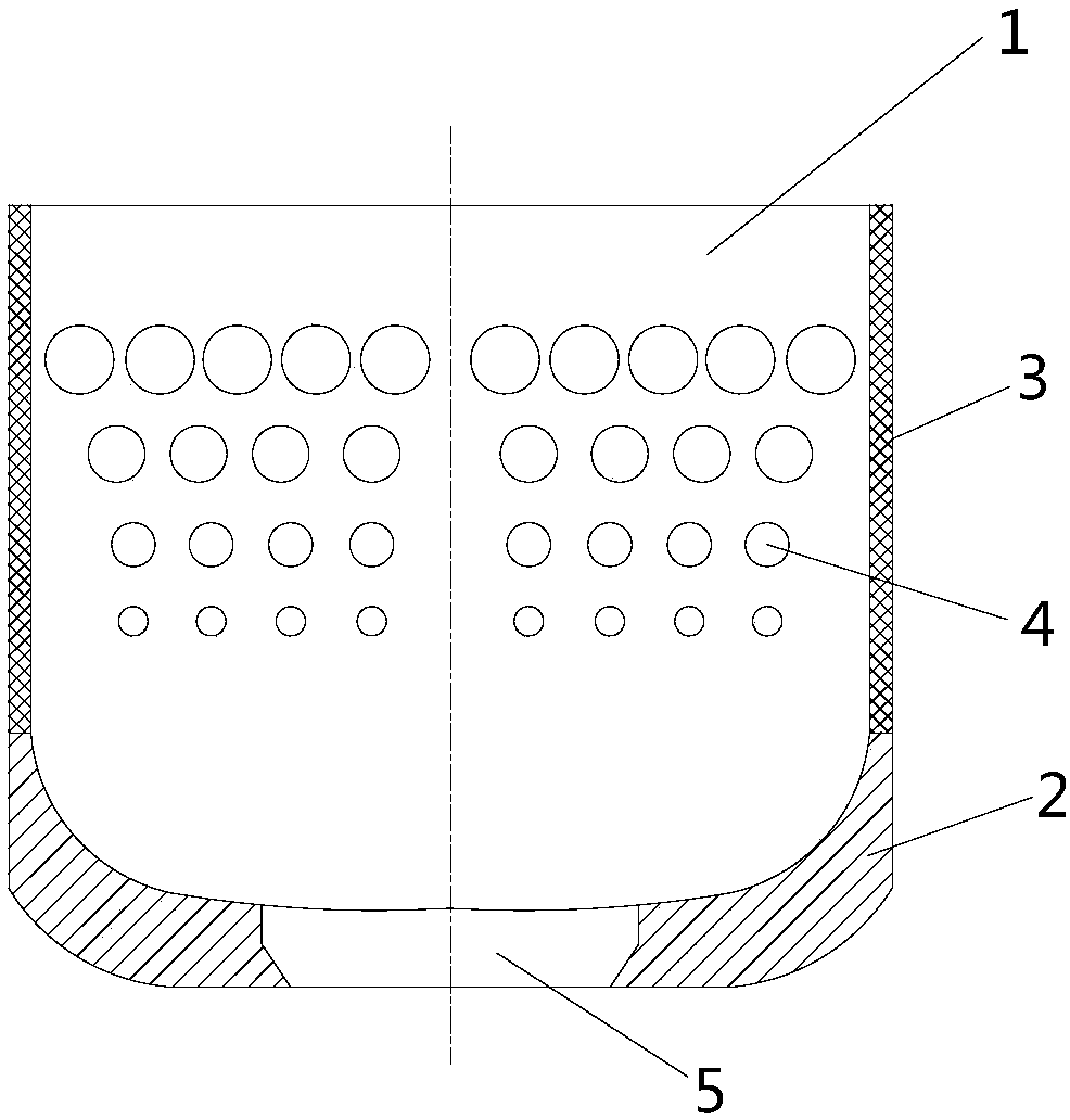 Monocrystal silicon crucible