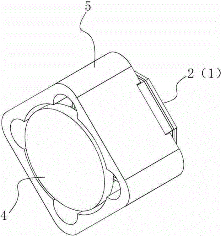 Square closed magnetic circuit chip inductor