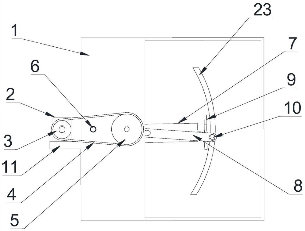 A horizontal grinding device