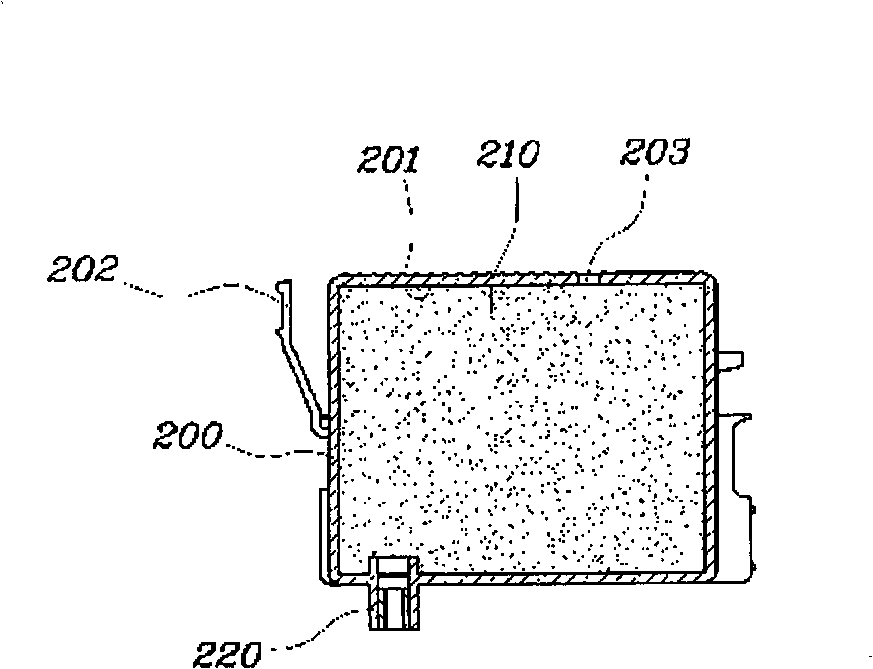 An ink-cartridge for printers