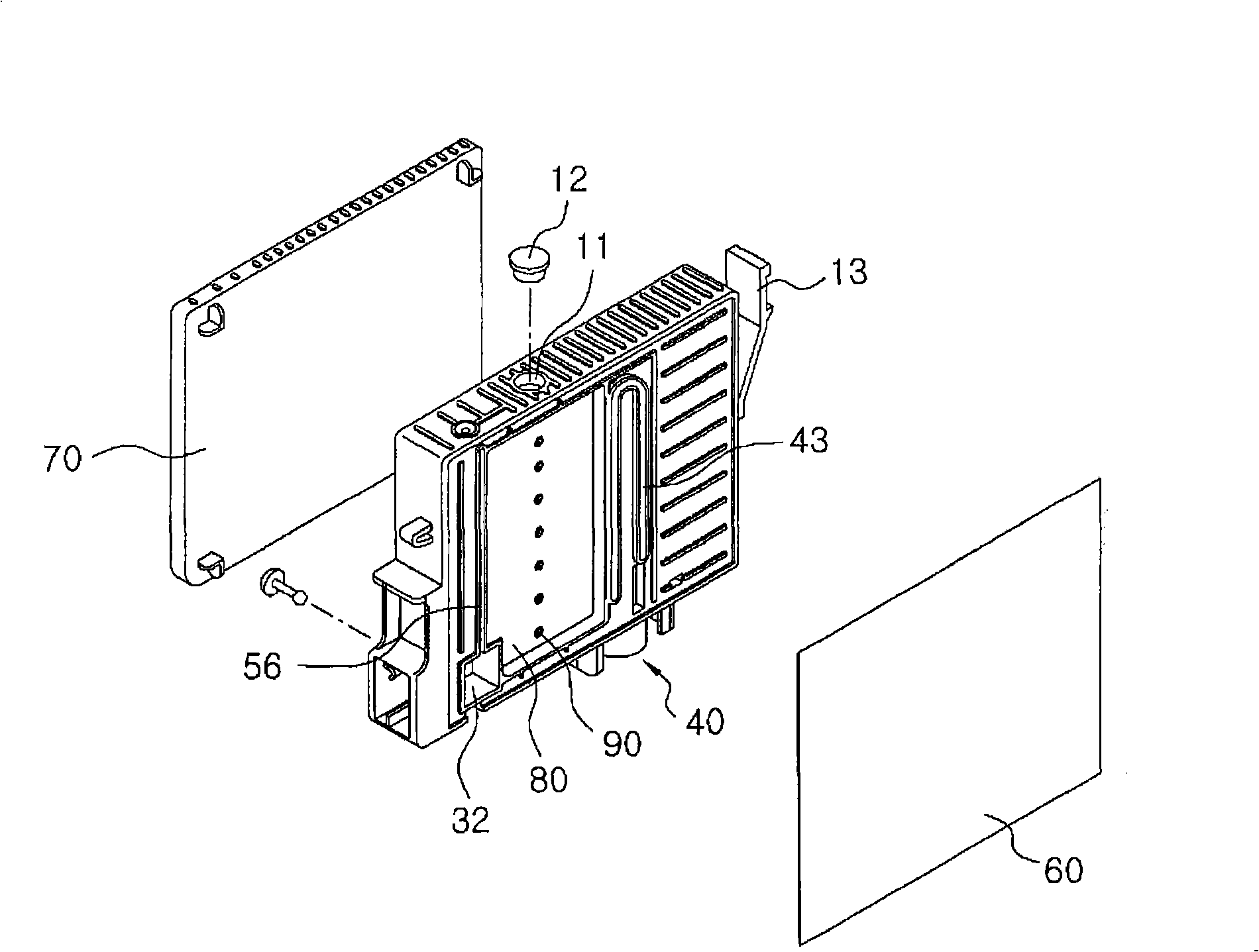 An ink-cartridge for printers