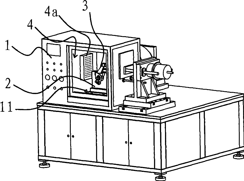 Salt bath environmental test device for arm test table for automatically regulating clearance of brake of automobile