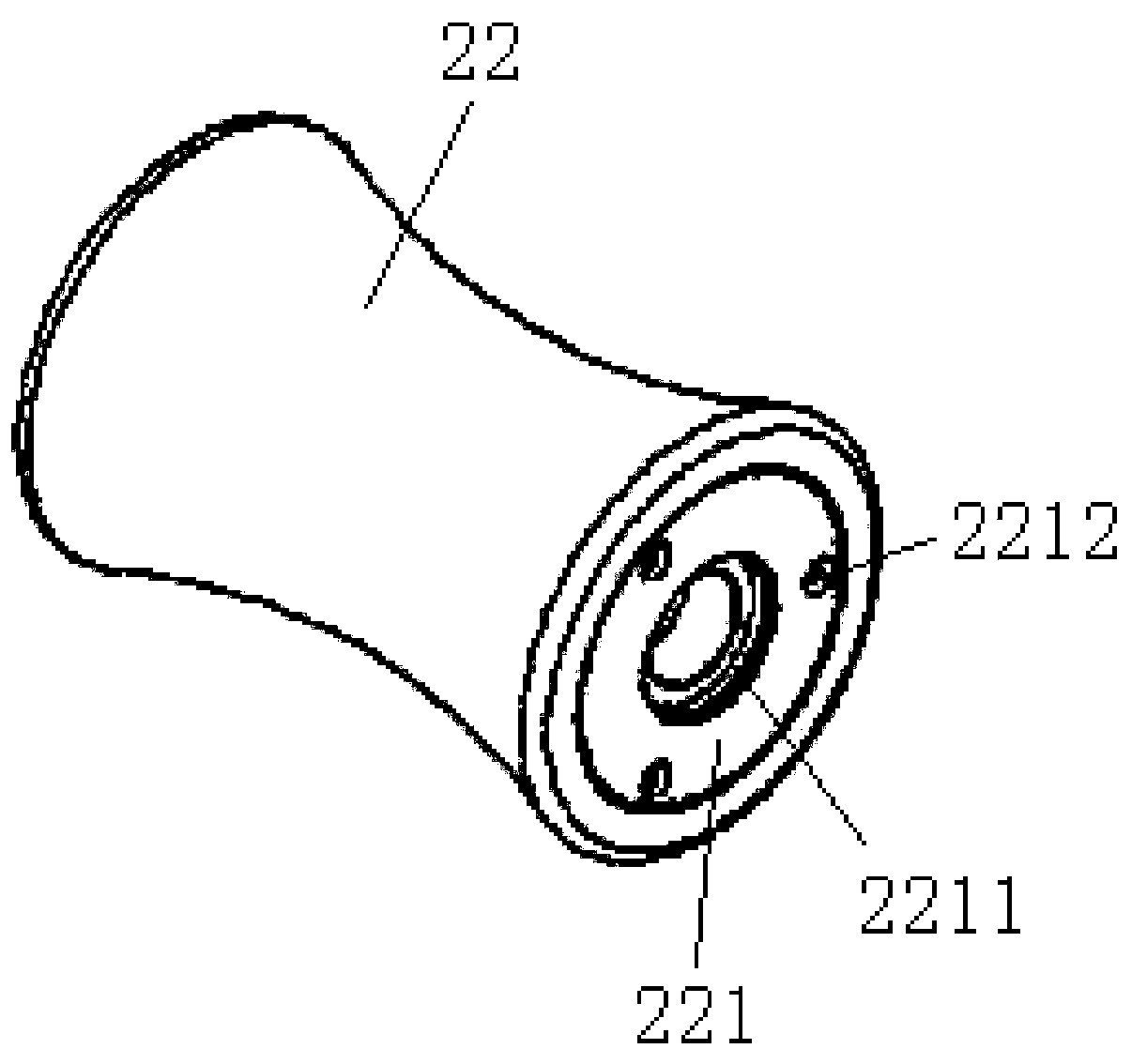 Guide device used for elevator compensating chain