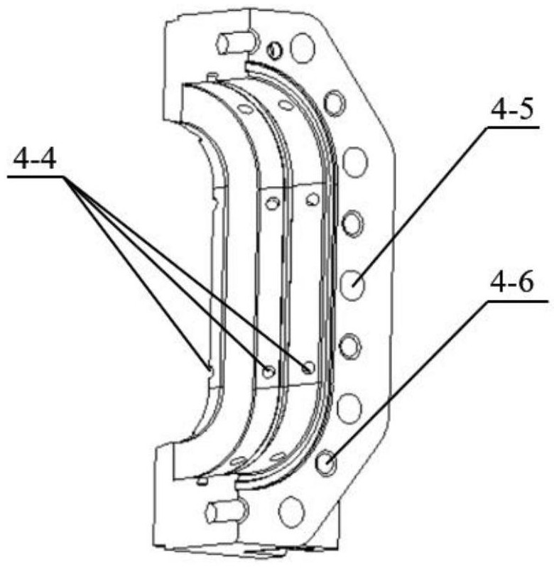 High-pressure-resistant visual window suitable for optical measurement of oil sprayer with wide spraying hole included angle