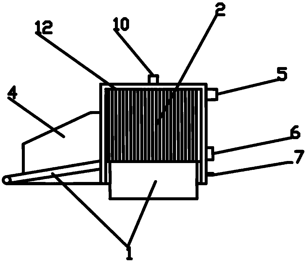 Sorting security inspection device capable of adjusting push angle