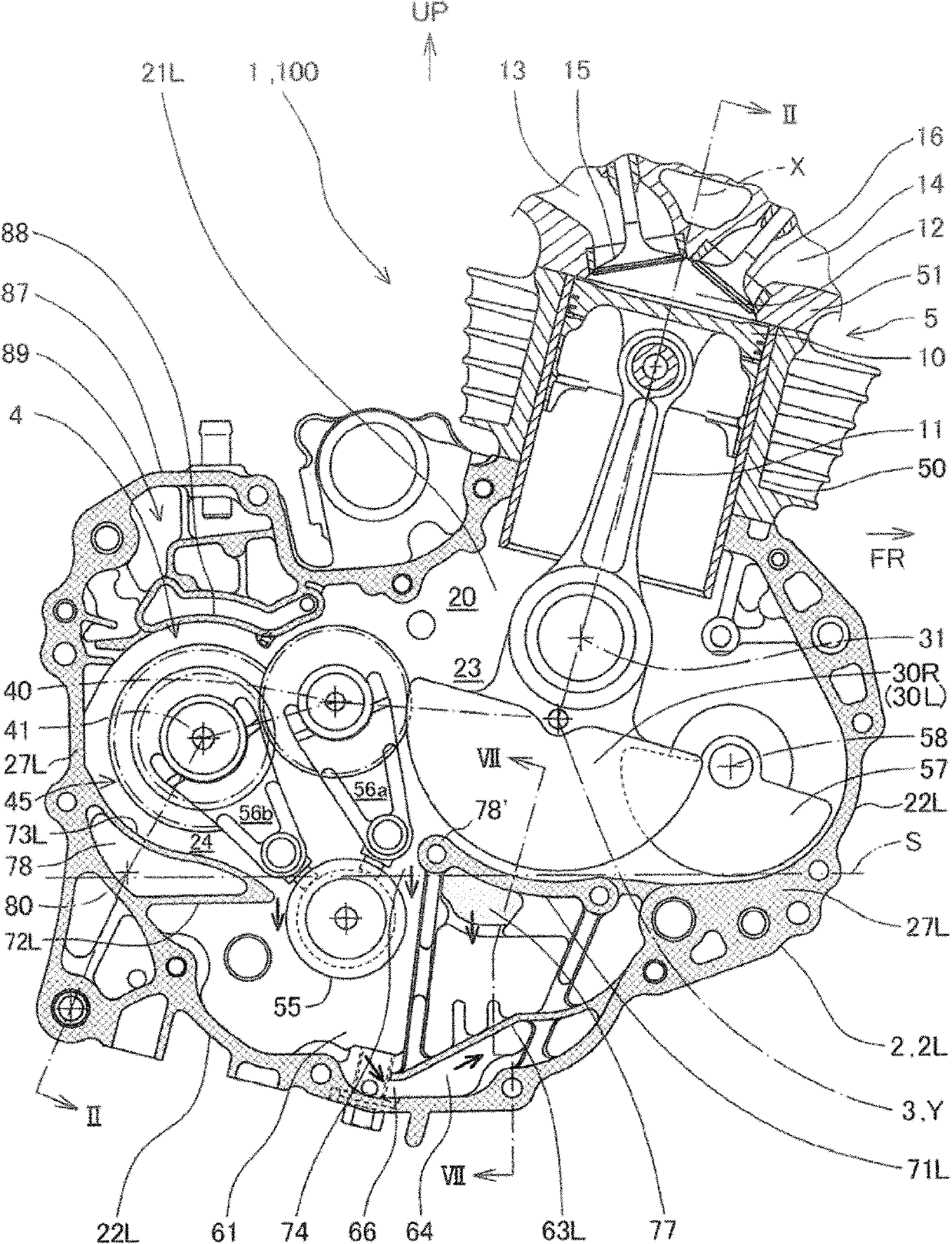 Crankcase structure