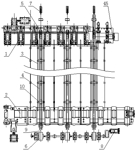 Steel wire rope fast connecting mechanism and structural steel pulling vehicle with steel wire rope fast connecting mechanism