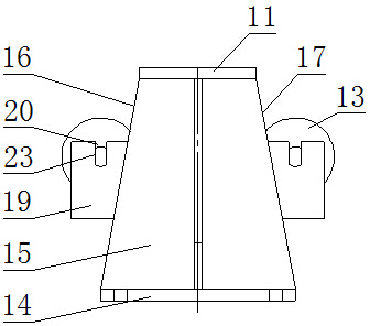 Steel wire rope fast connecting mechanism and structural steel pulling vehicle with steel wire rope fast connecting mechanism