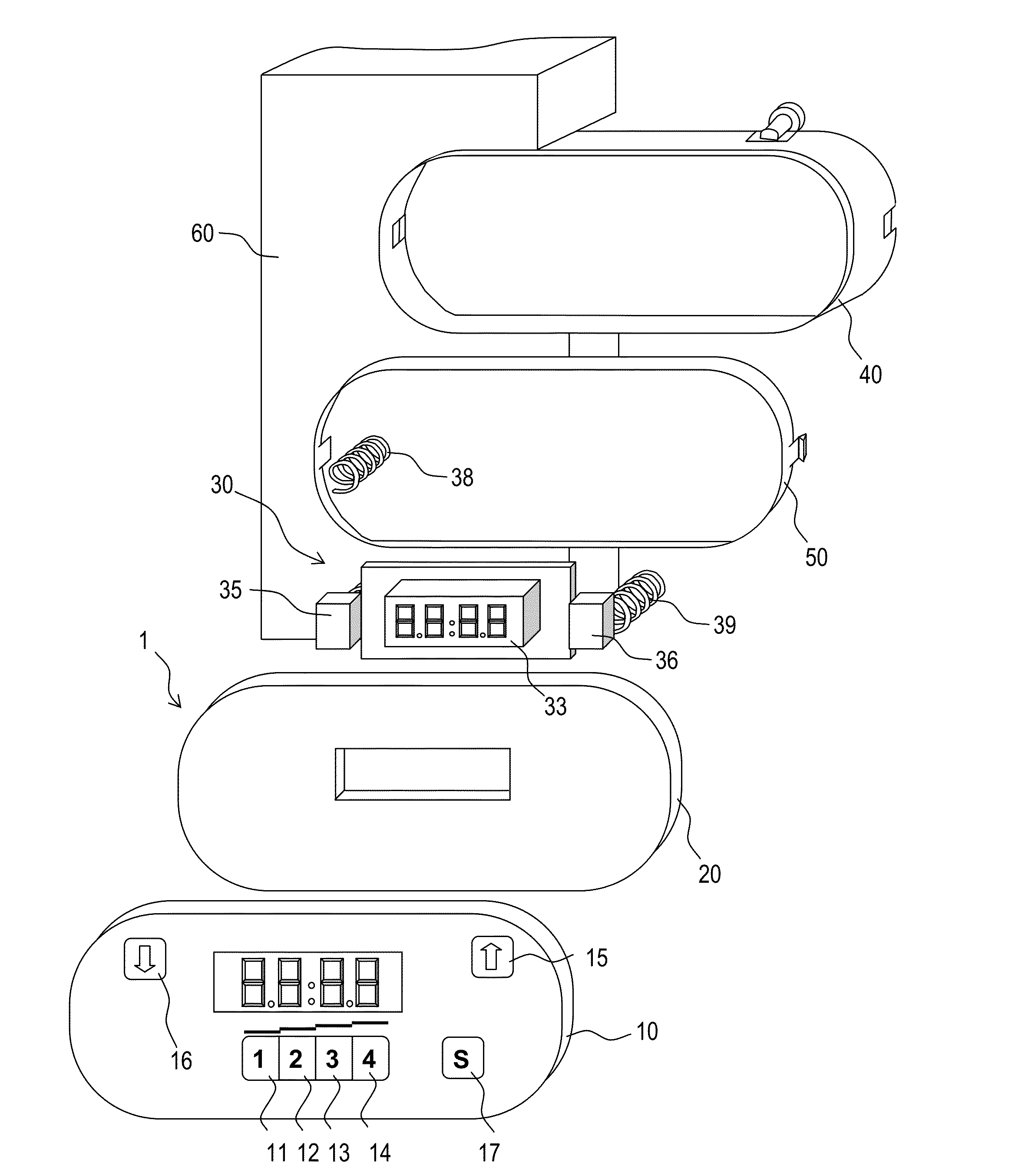 Operating Element for a Furniture Control and Electrically Adjustable Piece of Furniture