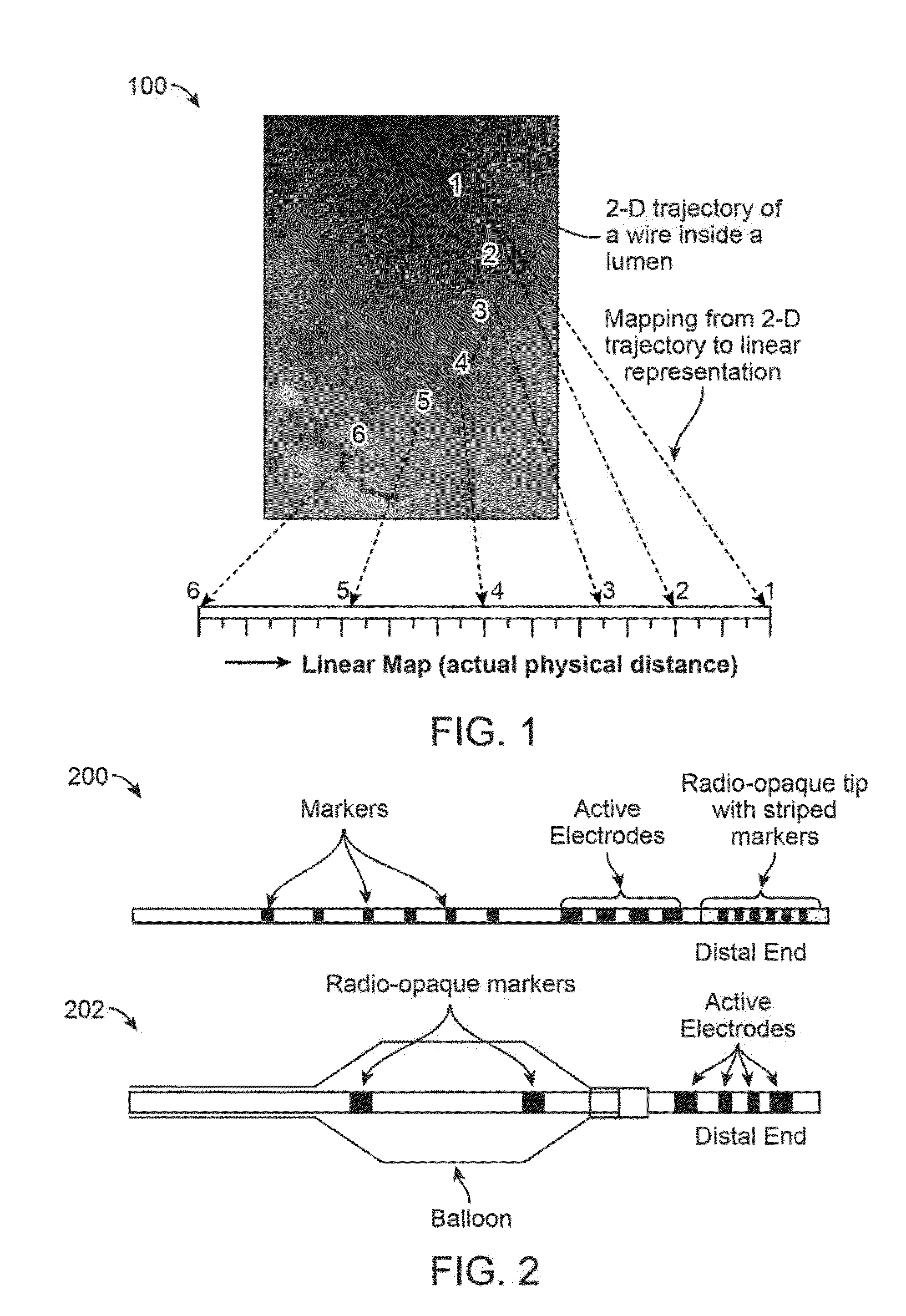 Systems for linear mapping of lumens