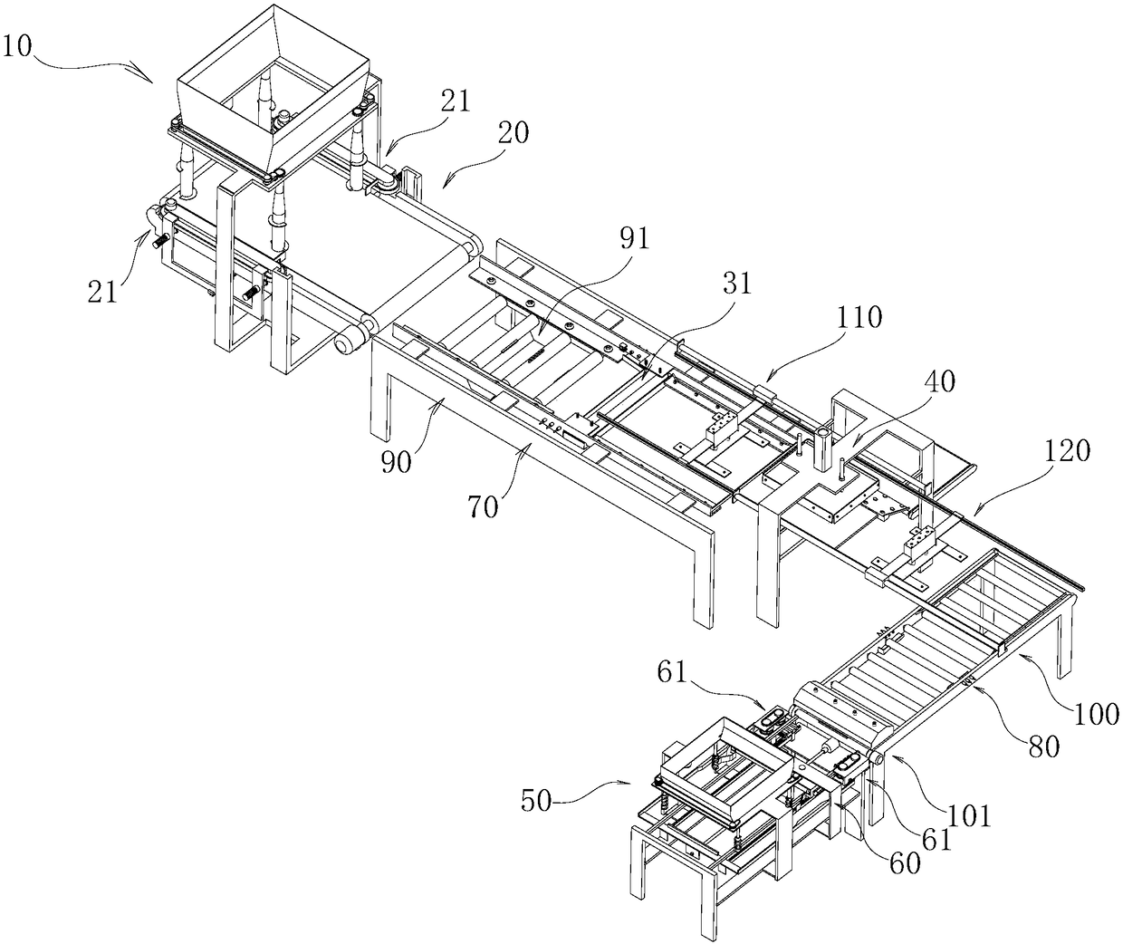 Gluing mechanism