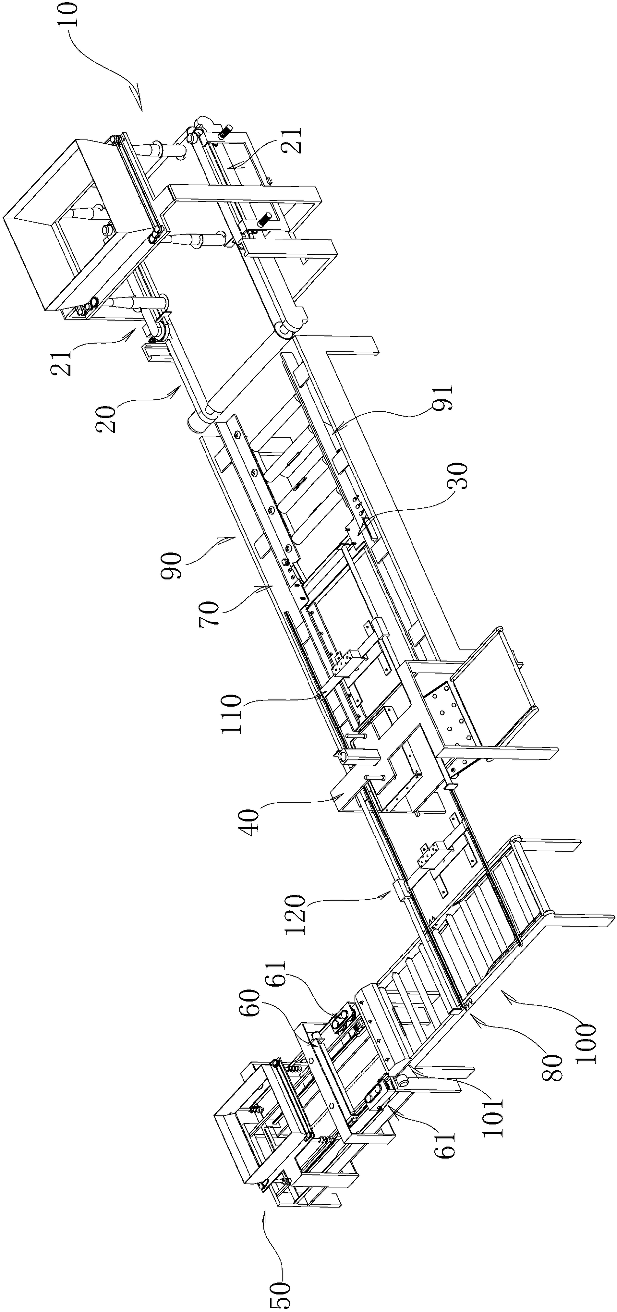 Gluing mechanism