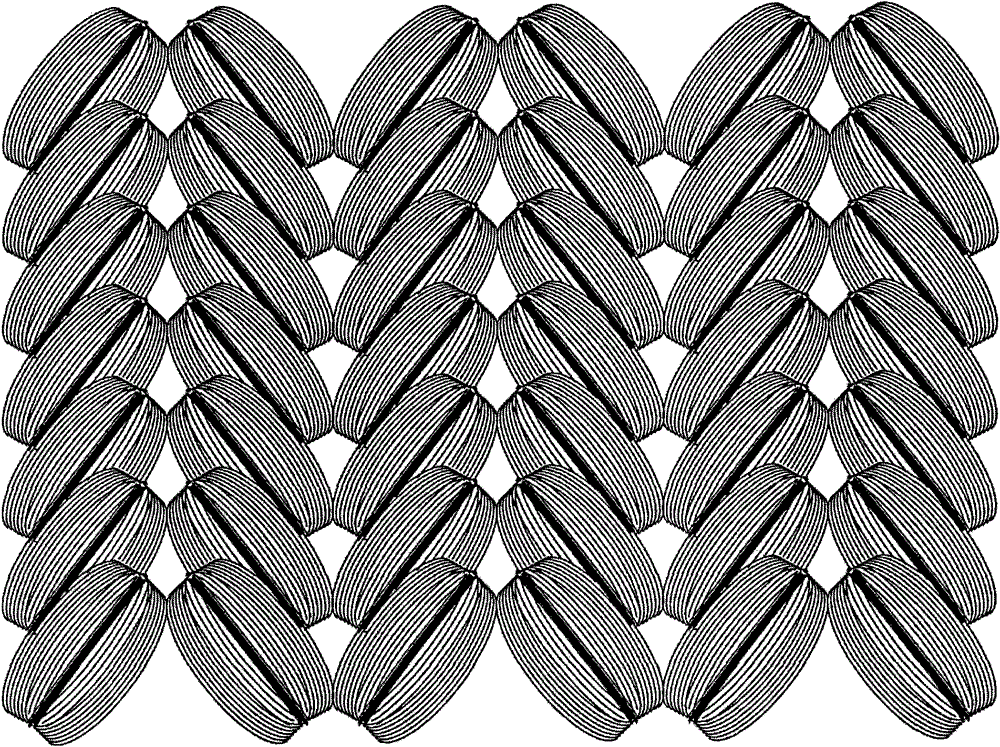 High-density low-dust-generation wiping cloth used for dust-free room and manufacture method thereof