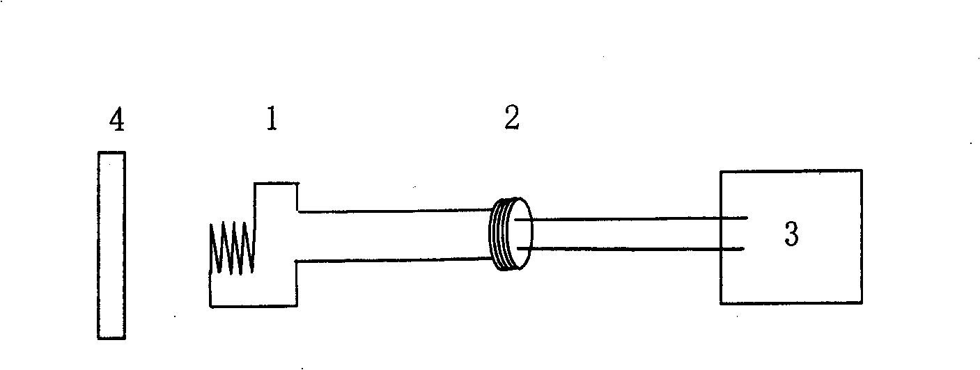 Fixed-frequency AM electric vortex displacement sensor of linear automatic compensation