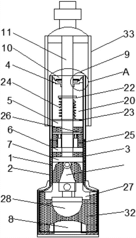 Shock absorber for automobile