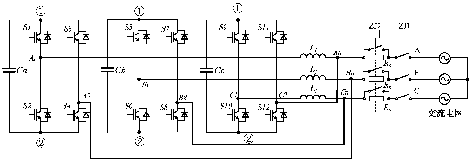 High-power power quality comprehensive compensation device