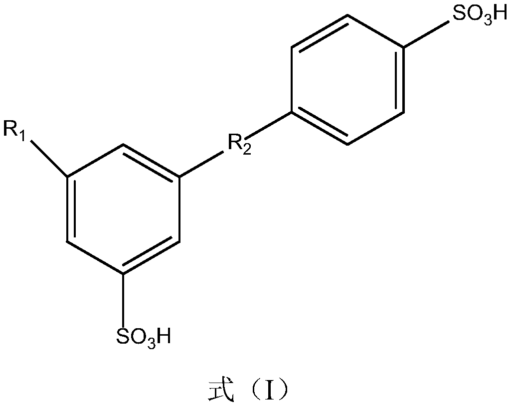 Novel application of sulfonic acid group aromatic compounds