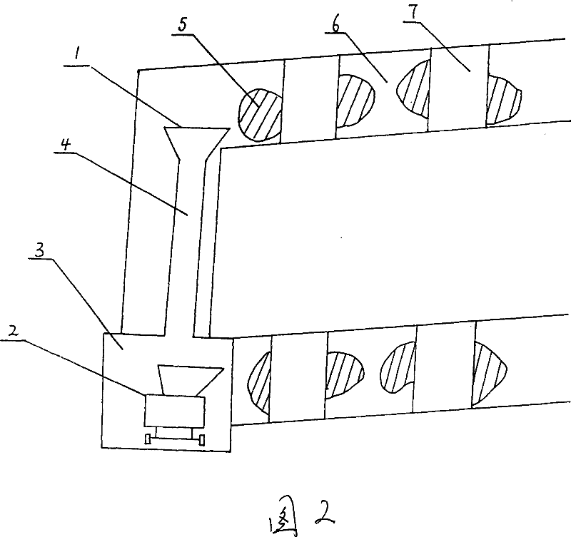 Mining method for segmented metallic ore