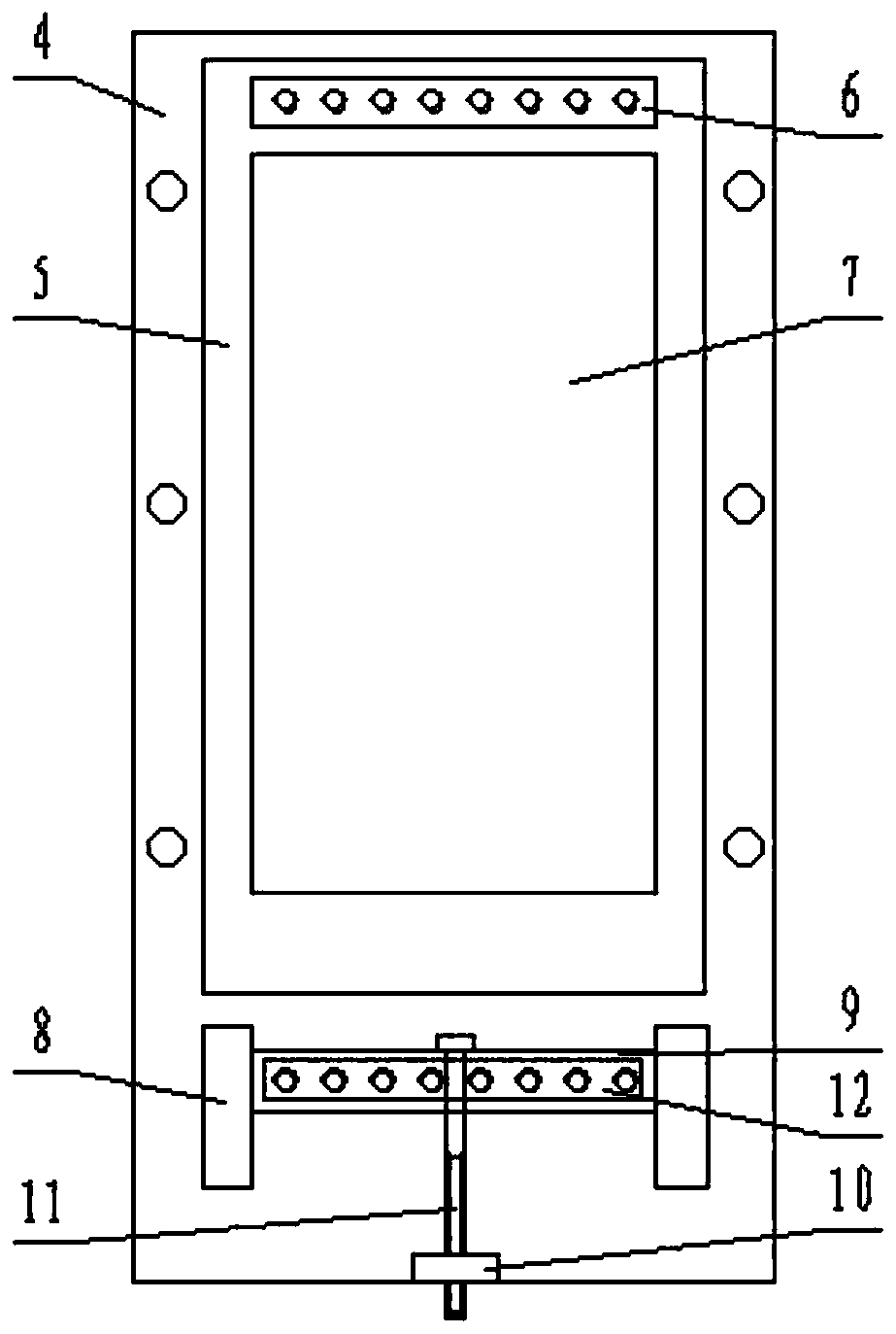 A kind of prestressed anode prefabricated plate and its mold and processing method