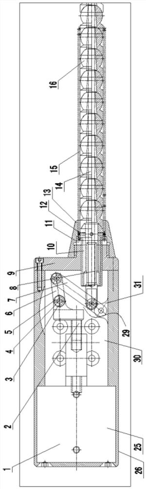 Medical surgical mechanical arm and use method thereof