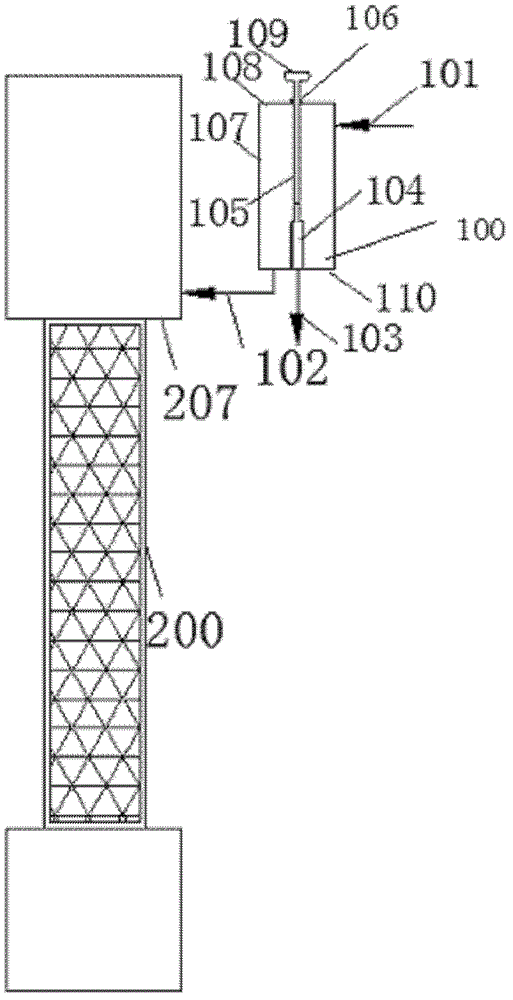 Method for controlling and running interface of upper clarifying chamber of extraction tower by using interface control tank