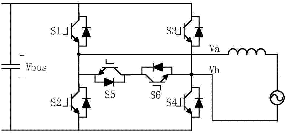 Inverter for restraining leakage current and inverter system