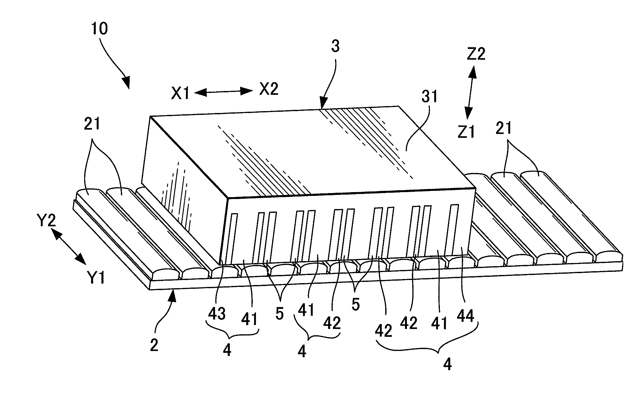 Linear motor with reduced cogging force