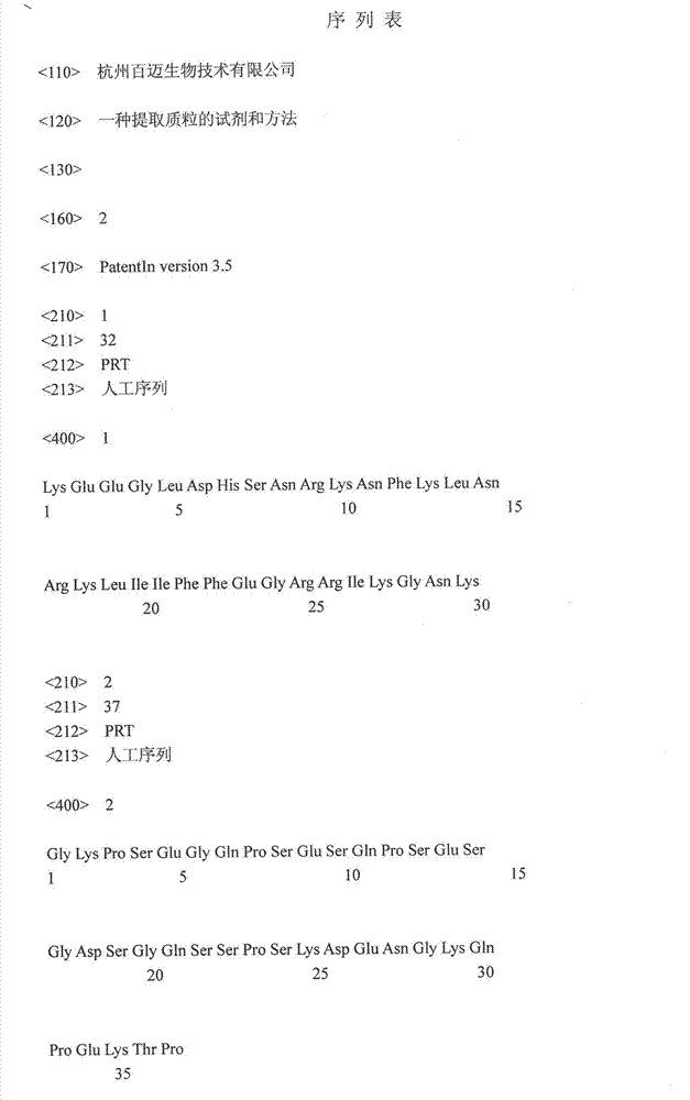 Reagent and method for extracting plasmids