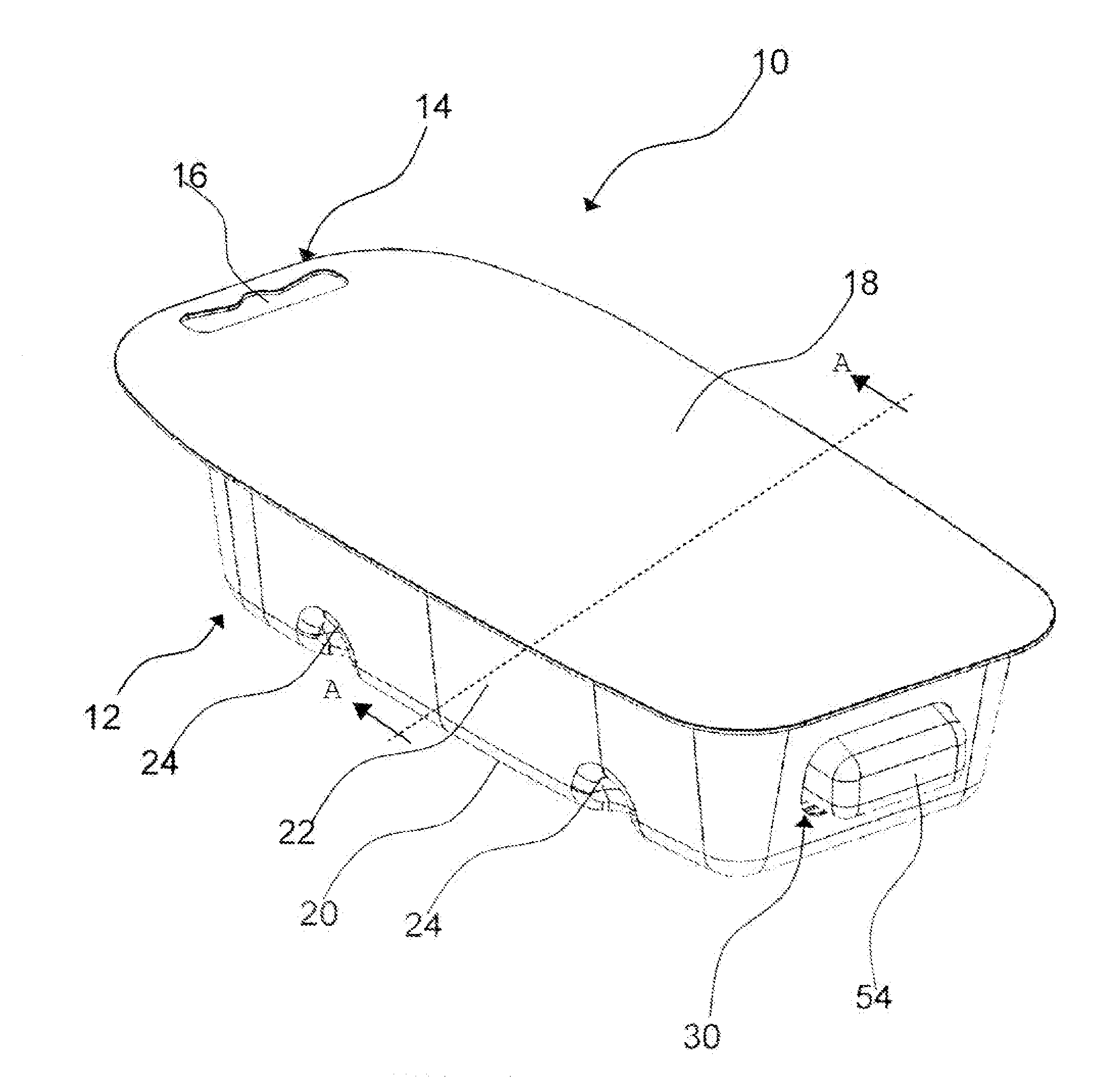 Consumer product package comprising a laminate structure