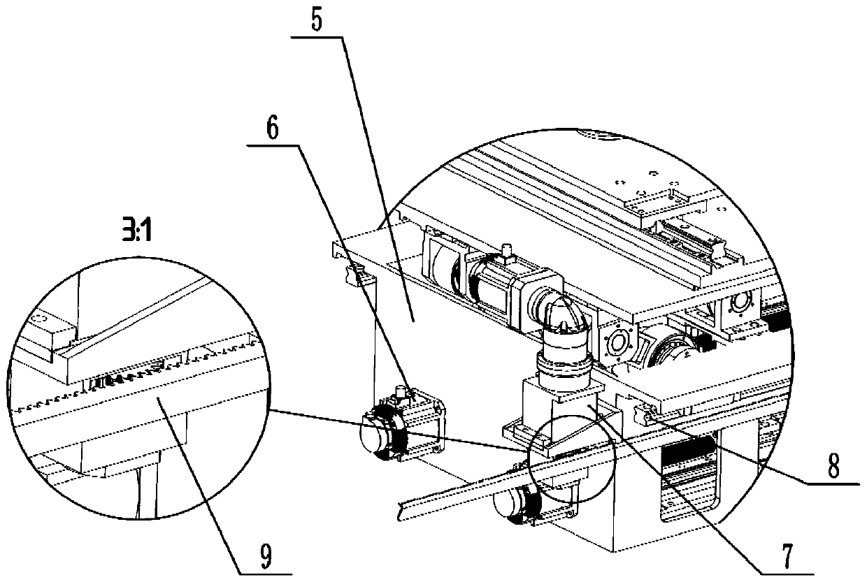 A six-axis attitude adjustment platform for the installation of aircraft engines