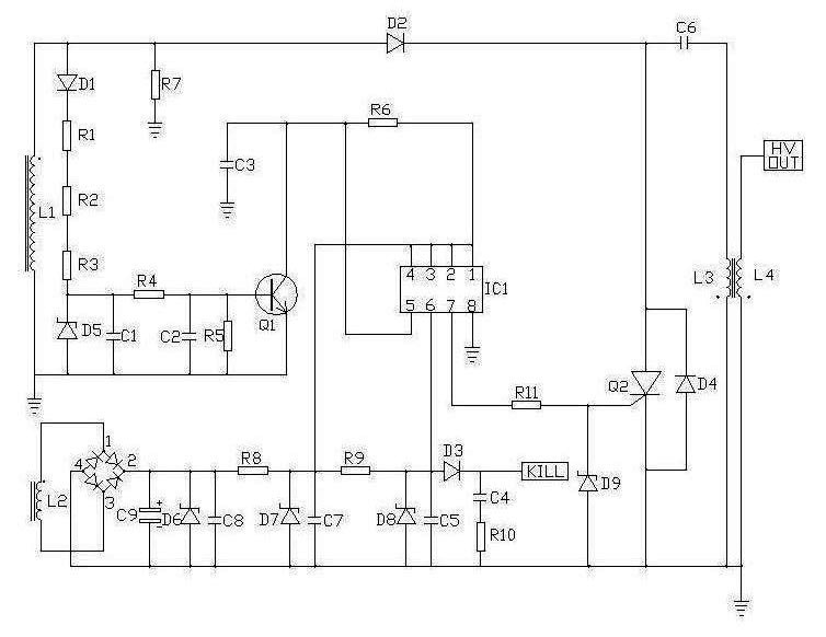 Gasoline engine igniter controlled by single-chip microprocessor (SCM)