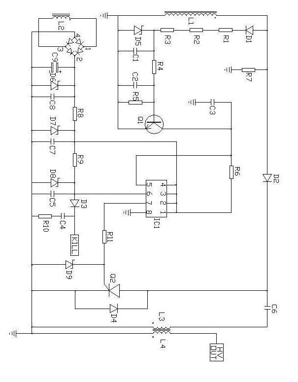 Gasoline engine igniter controlled by single-chip microprocessor (SCM)