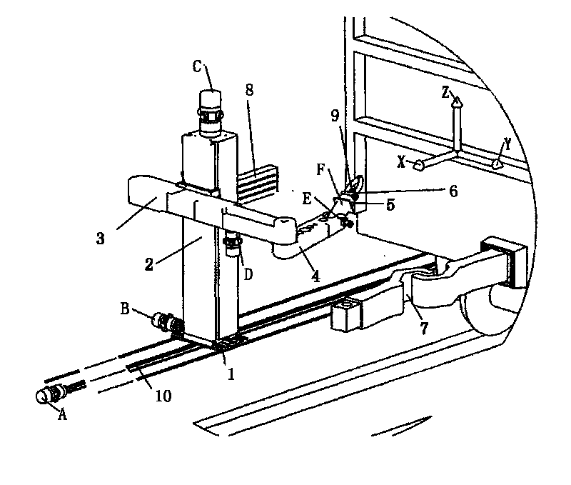 Train coupler uncoupling device