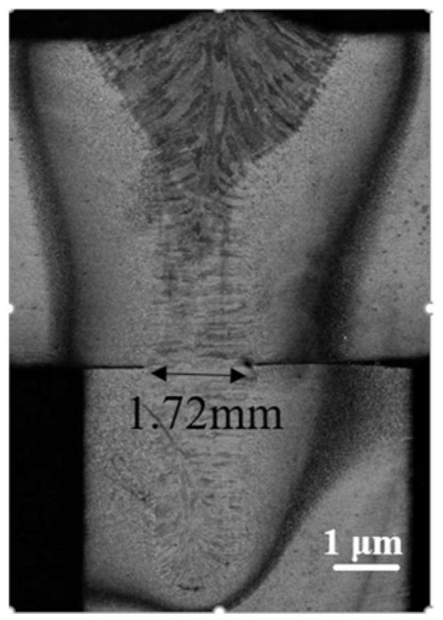 Method for improving laser welding seam strength of panel and web in T-shaped joint