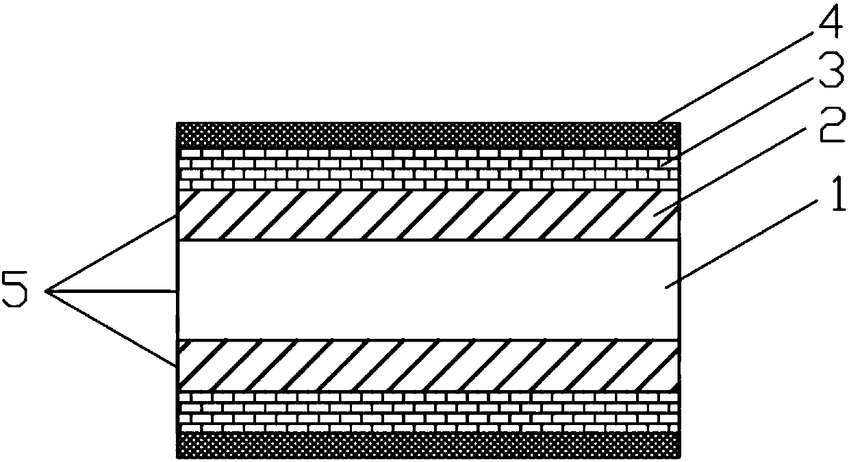 Flame-retardant ecological board and manufacturing method thereof