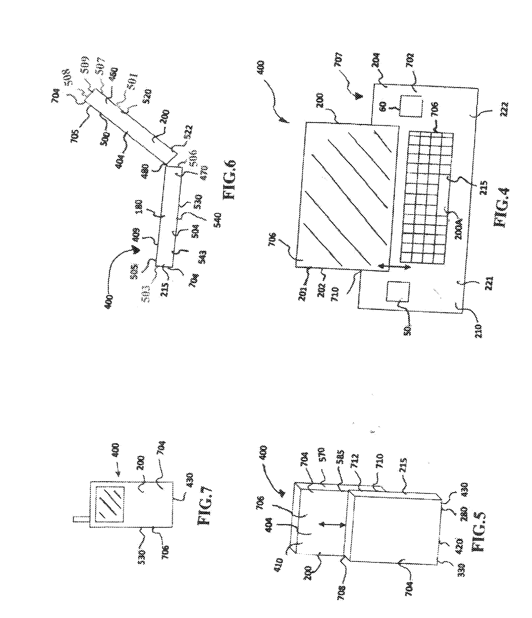 Energy harvesting computer device in association with a communication device configured with apparatus for boosting signal reception