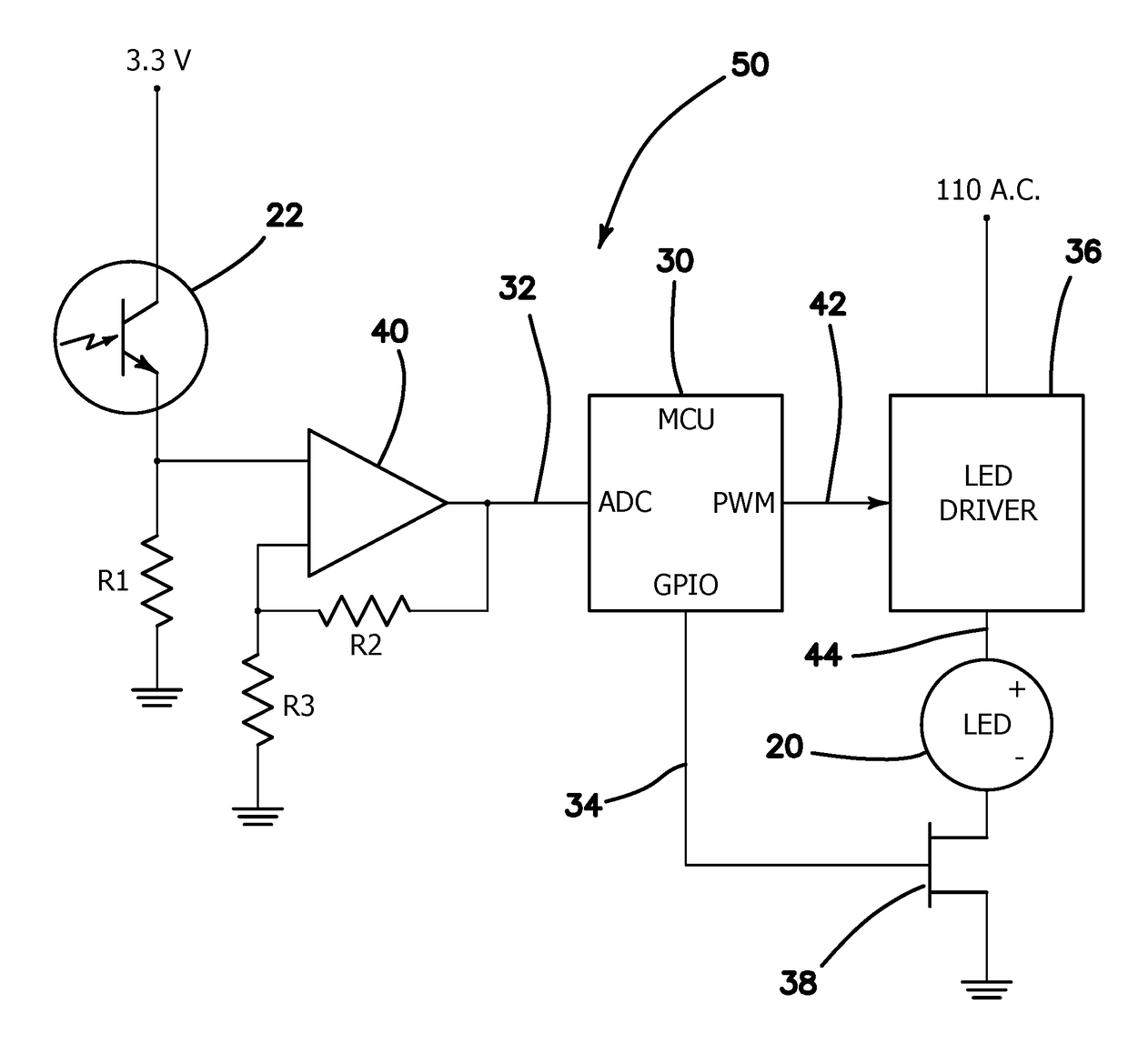 Daylight Harvesting Light Fixture and Control System for Same