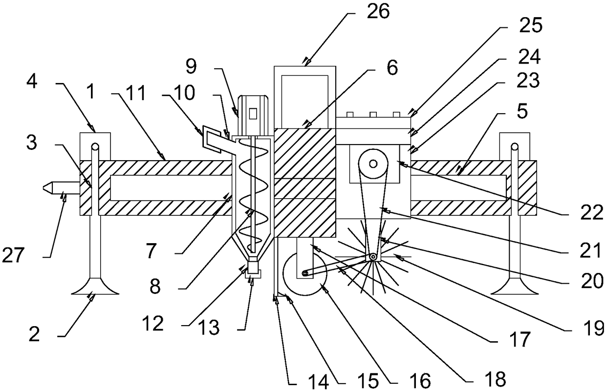 Joint filling machine with joint clearing function