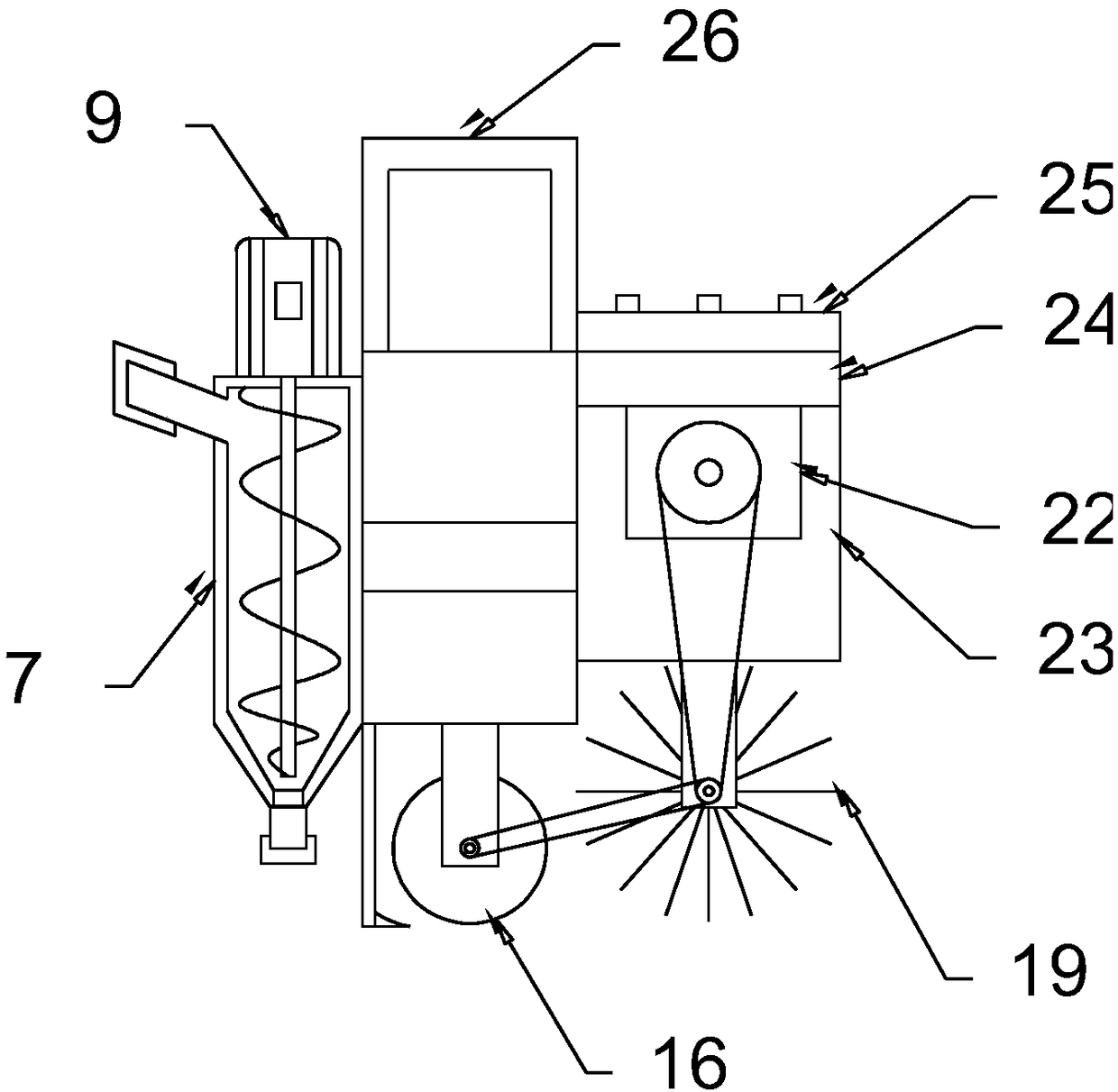 Joint filling machine with joint clearing function